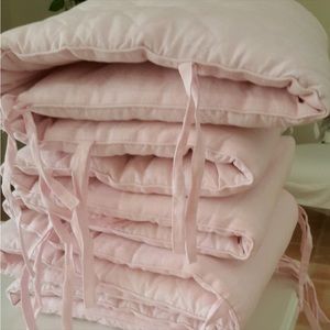 Pottery barn crib bumper